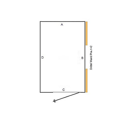 Drittel Wand Pos 1+2