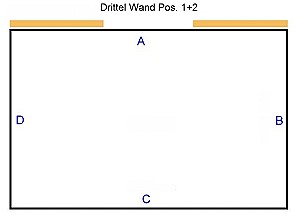 Drittel Wand Pos 1-2