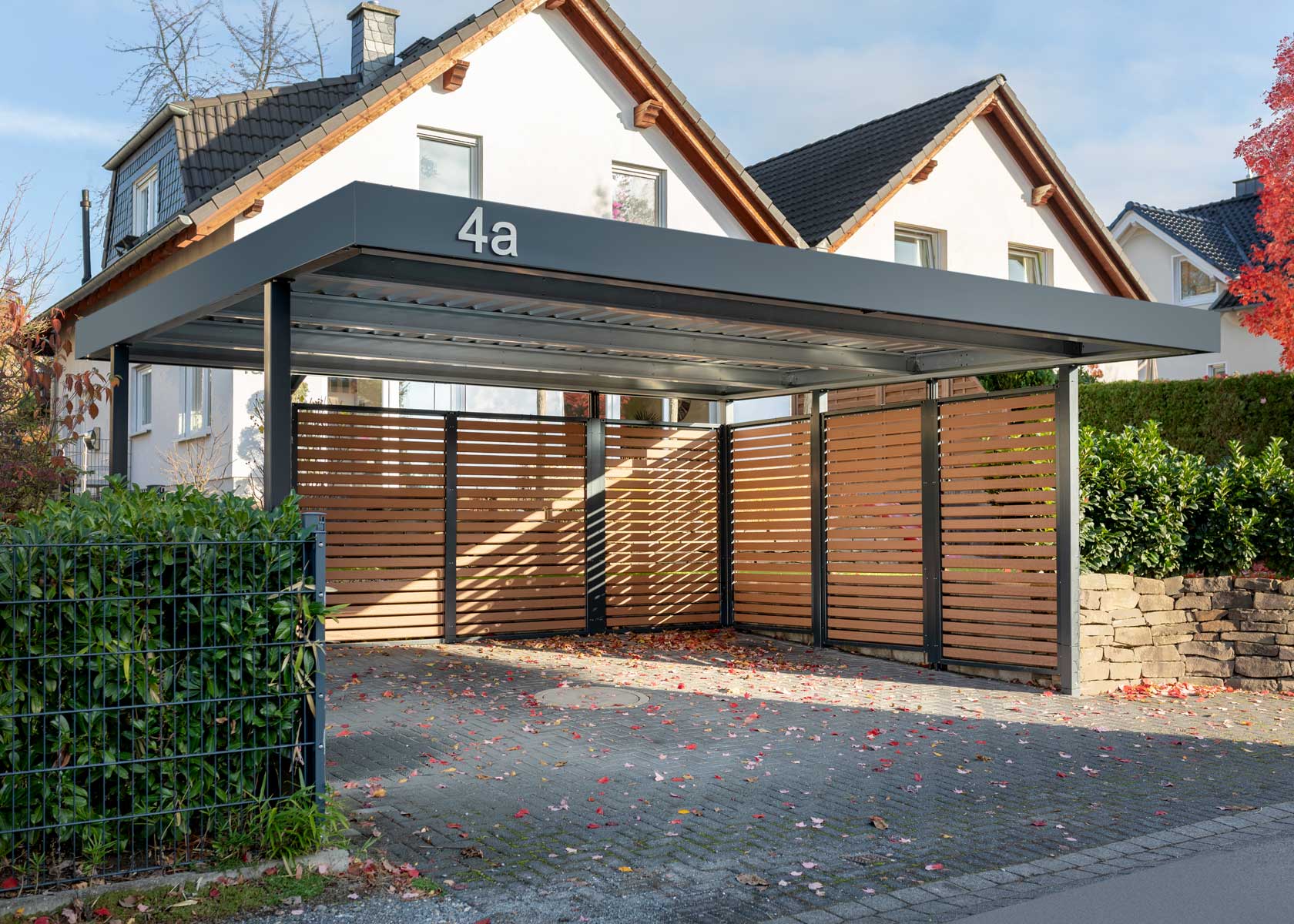 carport-doppelcarport-siebau Siebau Metall Carport 5.89 breit anthrazit. Günstig bei HWG-Tec kaufen!