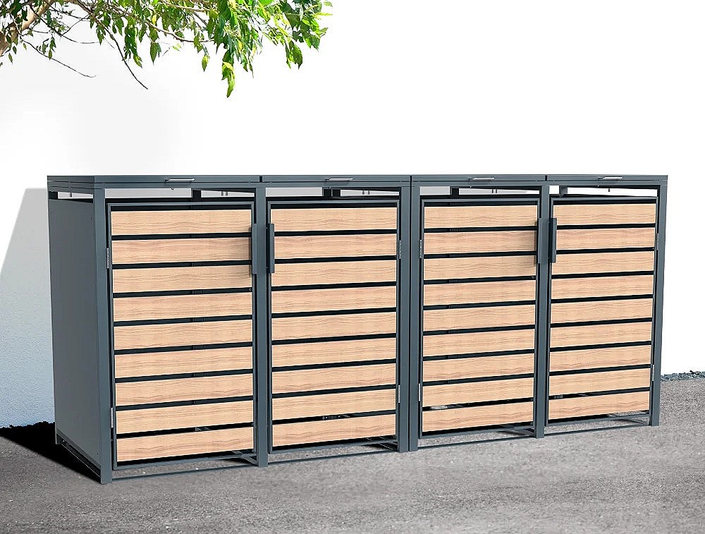 Mülltonnenbox Lacina 4x240 Liter