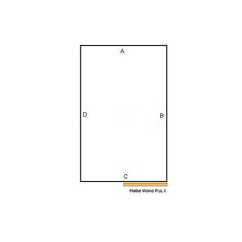 Halbe Wand Pos 1
