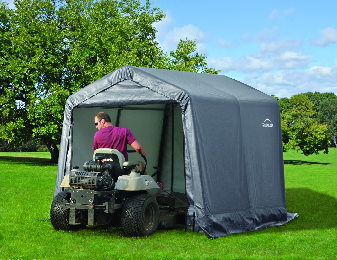 ShelterLogic Foliengerätehaus 240x240 cm grau ShelterLogic Foliengerätehaus 240x240 cm grau