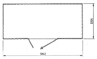 2-flg. Türe an langer Seite C