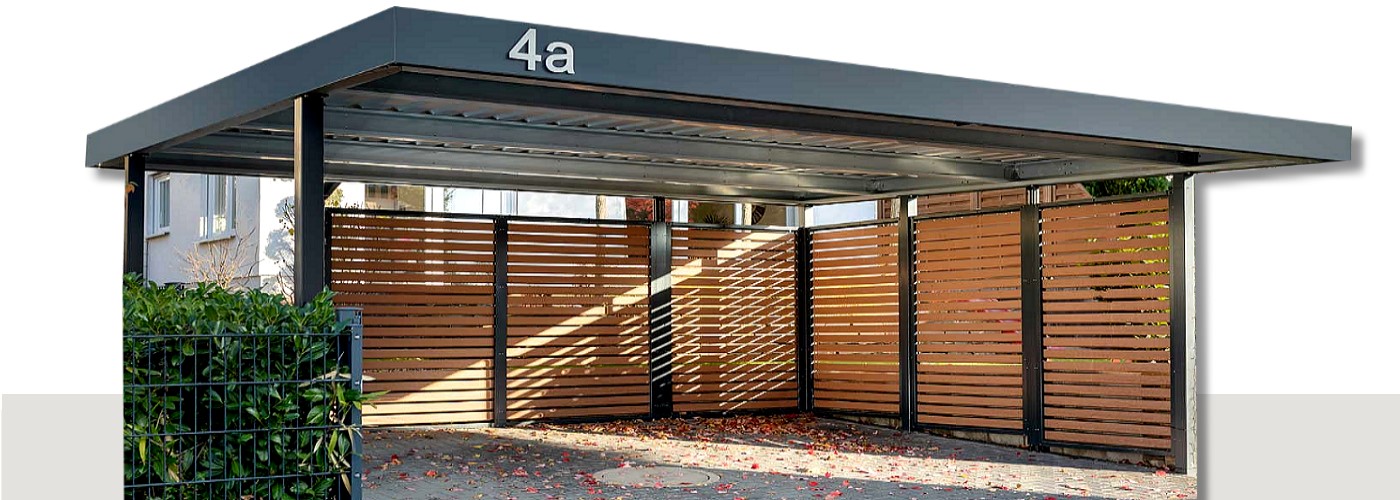Siebau Carports werden auf Maß gefertigt.