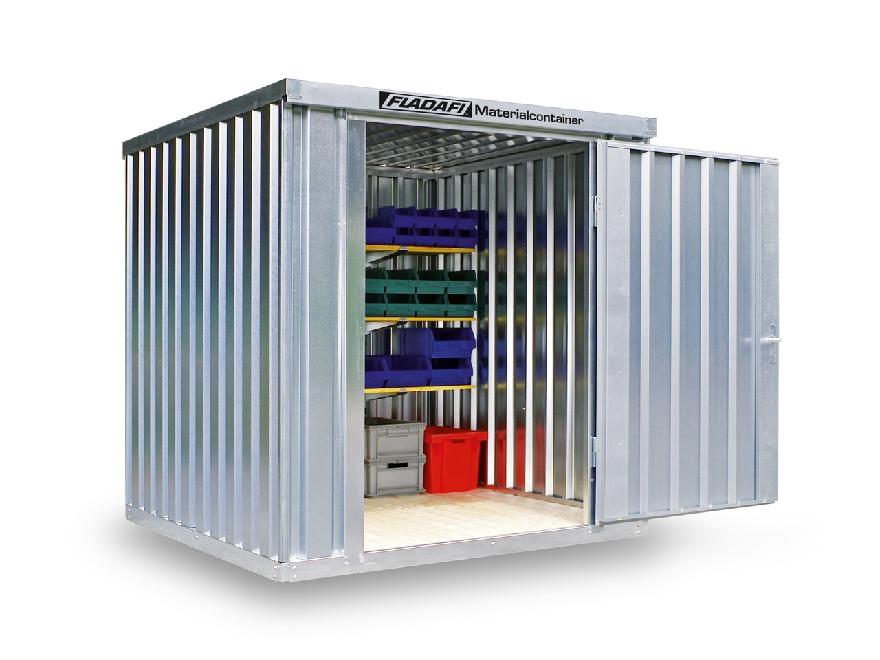 MC-1200-mit-Boden FLADAFI Materialcontainer MC 1200 ✔️ günstig bei HWG-Tec kaufen ✔️ mit Holzboden ✔️