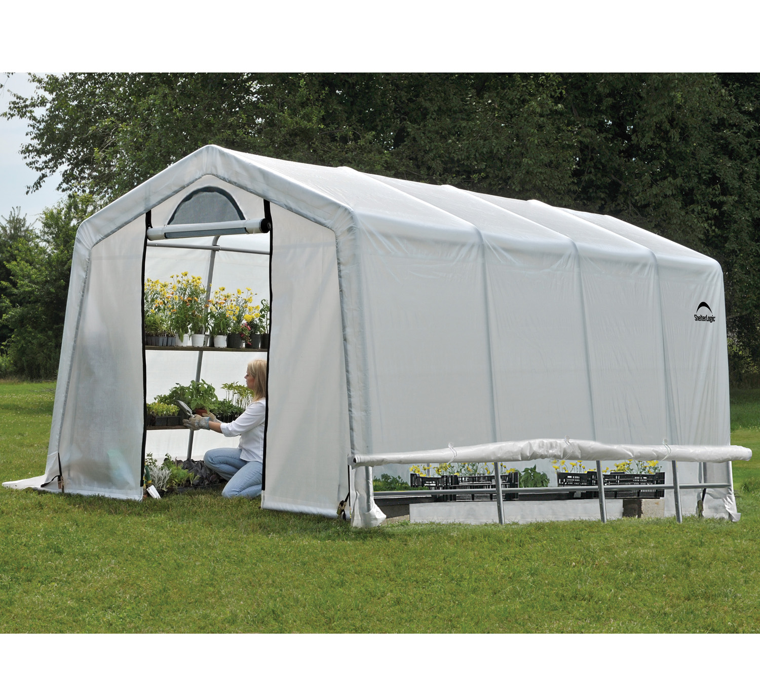 ShelterLogic-Foliengew-chshaus-300x610-Bild-1 ShelterLogic Foliengewächshaus 300 x 610 cm