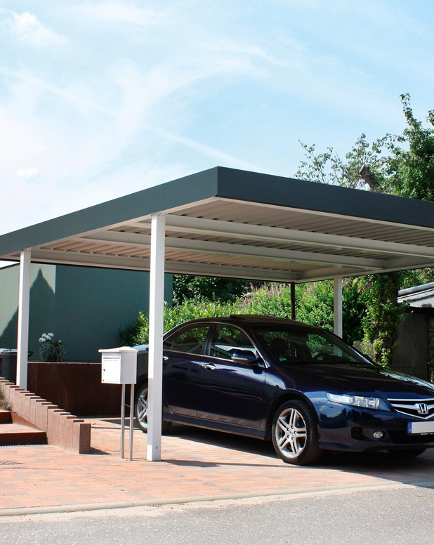 siebau-carport Siebau Stahl Carport 3.20 Breite. Günstig bei HWG-Tec kaufen!