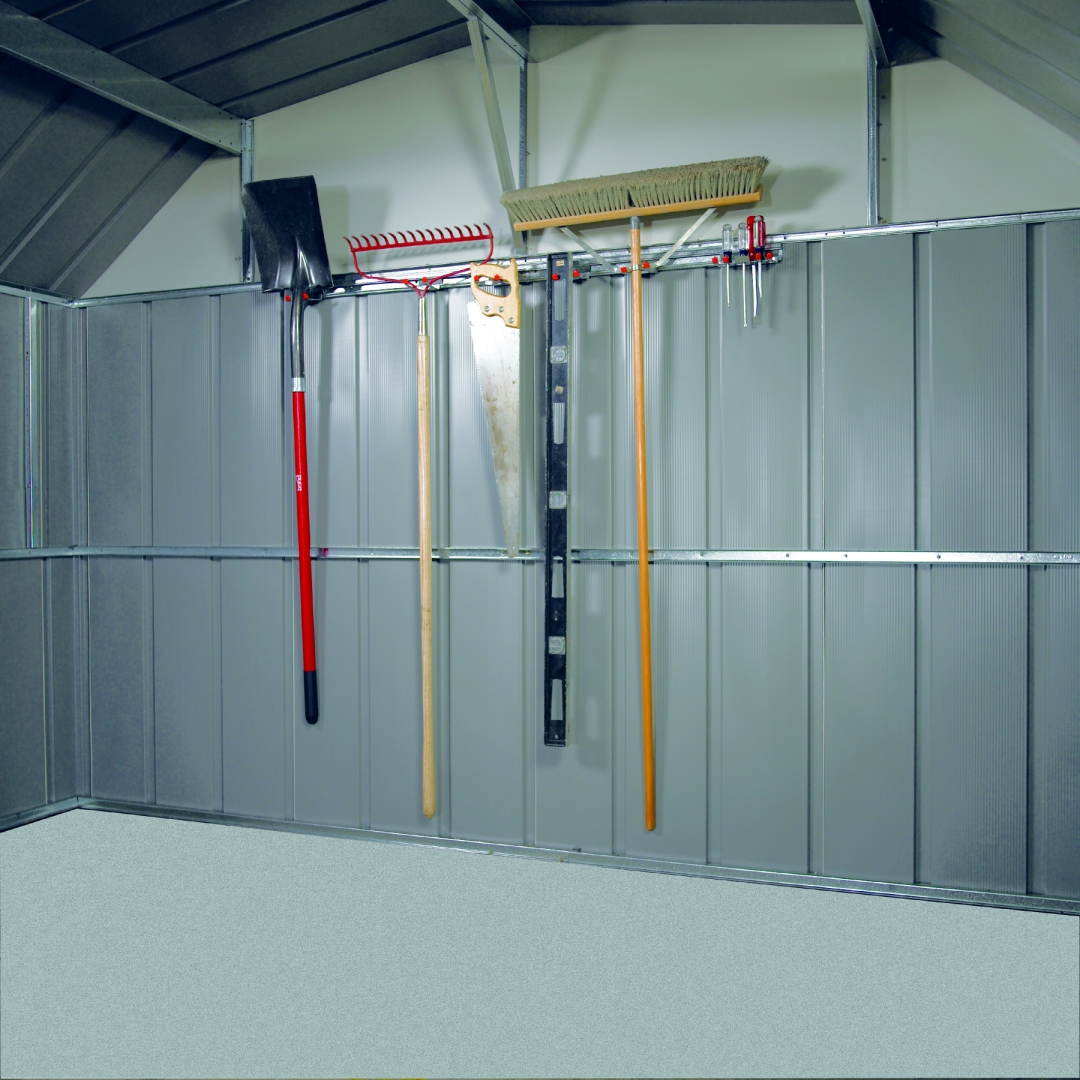 Werkzeugleisten-Set Spacemaker 3-fach Regal für Metallgerätehäuser