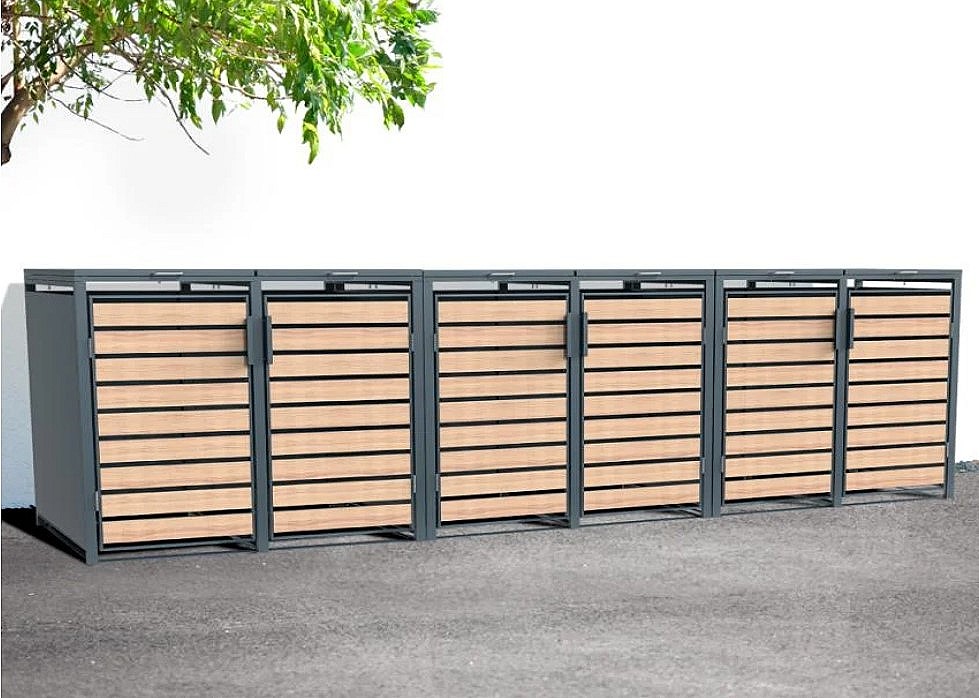 Mülltonnenbox Lacina 6x240 Liter
