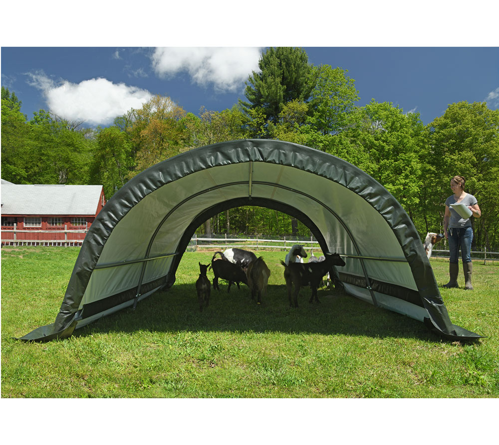ShelterLogic-Weidezelt-260x300-cm-Bild1 ShelterLogic Weidezelt 260x300 cm. Kostenlose Lieferung.