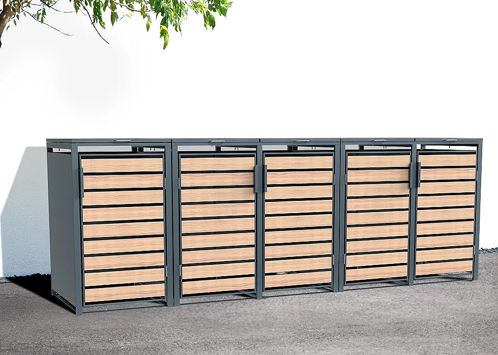 Mülltonnenbox Lacina 5x240 Liter