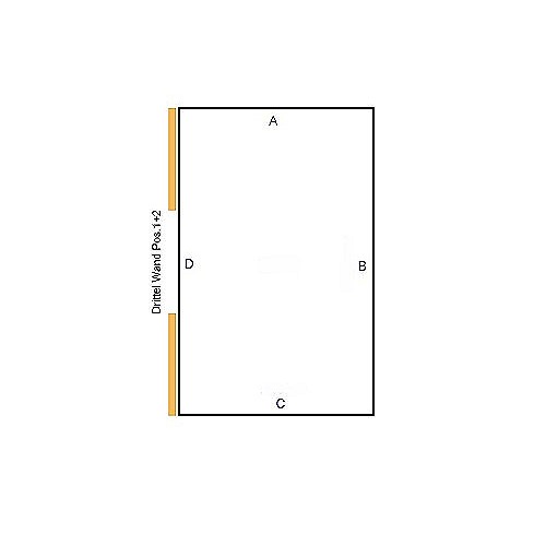 Drittel Wand Pos 1+2