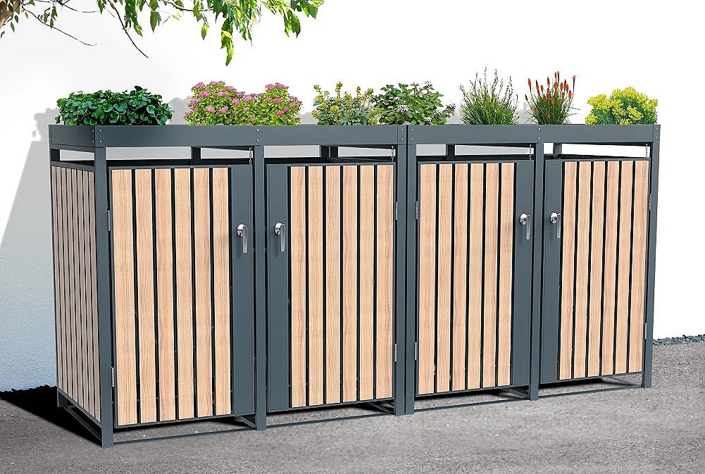 Mülltonnenbox Planta 4x240 Liter Mülltonnenbox Planta 4x240 Liter