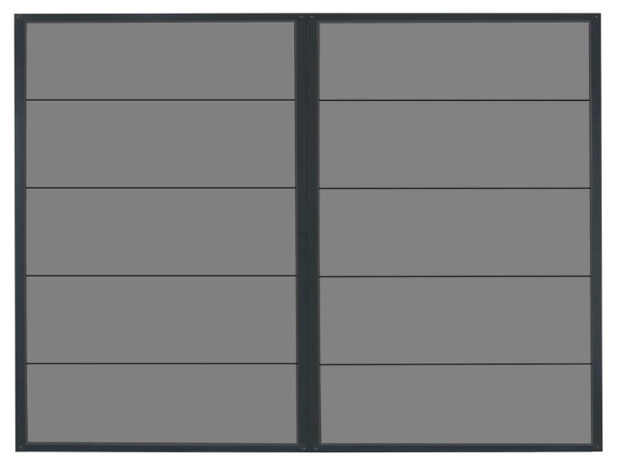 Wandelement-mit-Fassadenplatte-Rahmen-nach-RAL-F-llung-gem-Farbkarte-des-Herstellers Füllung Fassadenplatte, ca. 6 mm stark, Farbwahl gem. Farbkarte des Herstellers.